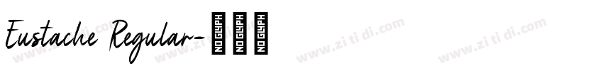 Eustache Regular字体转换